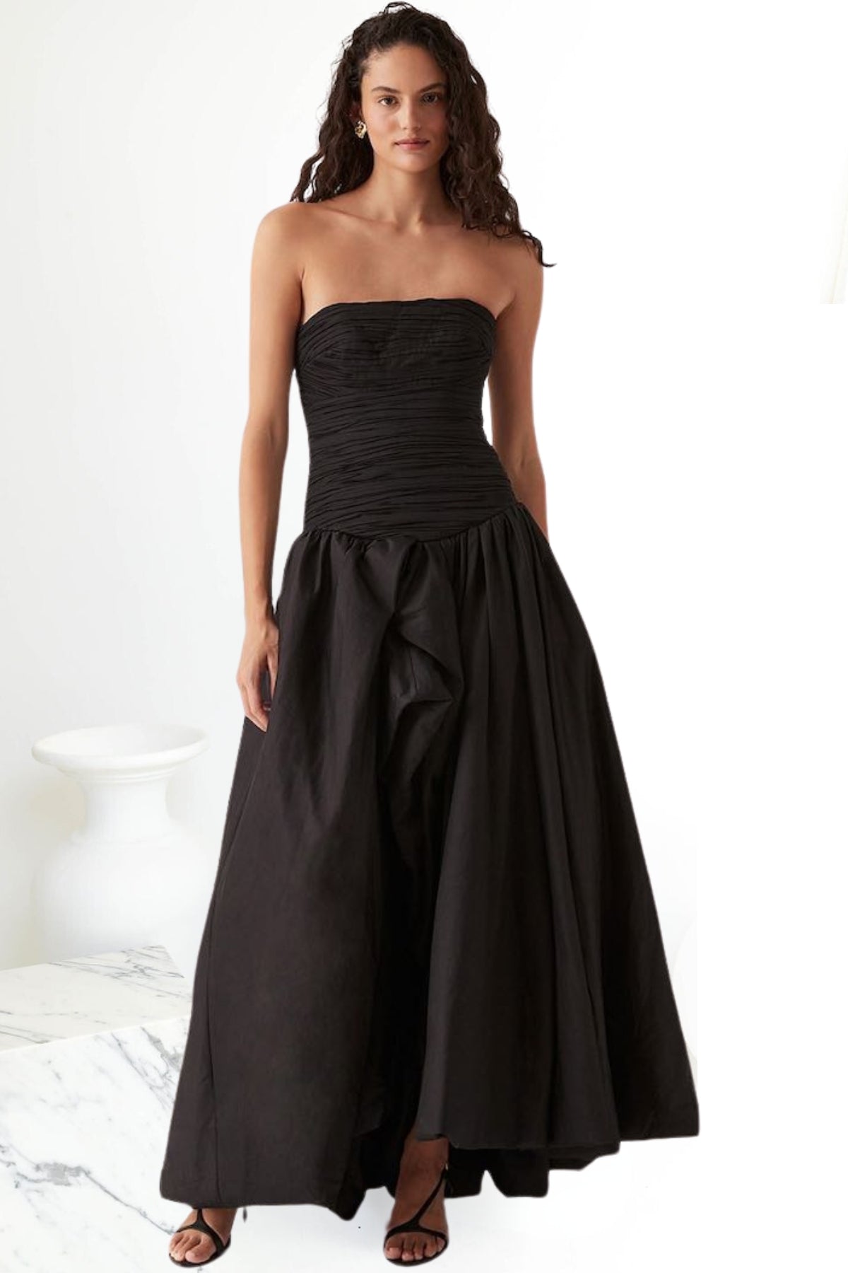 AJE Violette Bubble Dress (Black),Dress for a Night