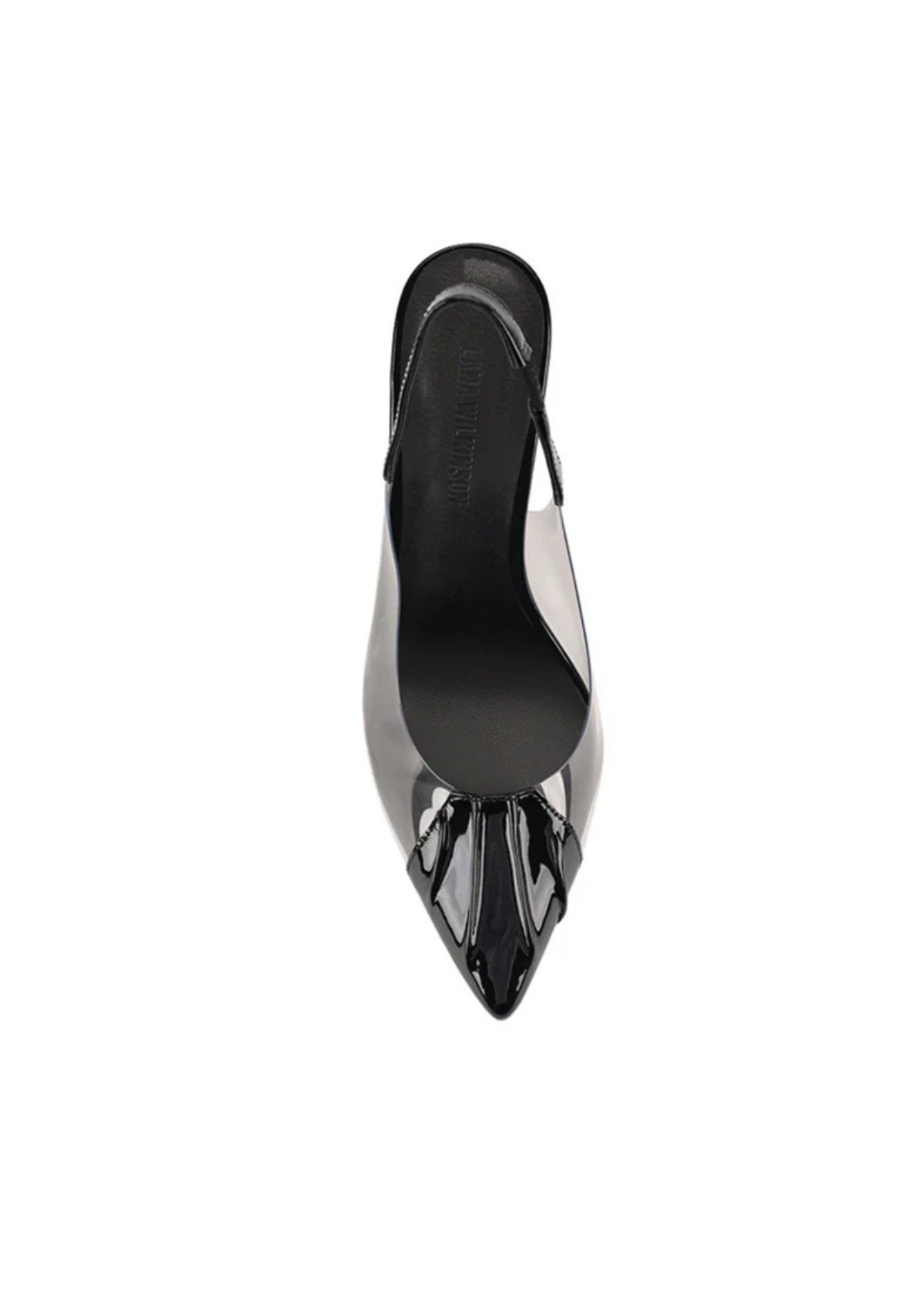 Buy LANA WILKINSON Remi Pump Vinylite & Black Patent Leather