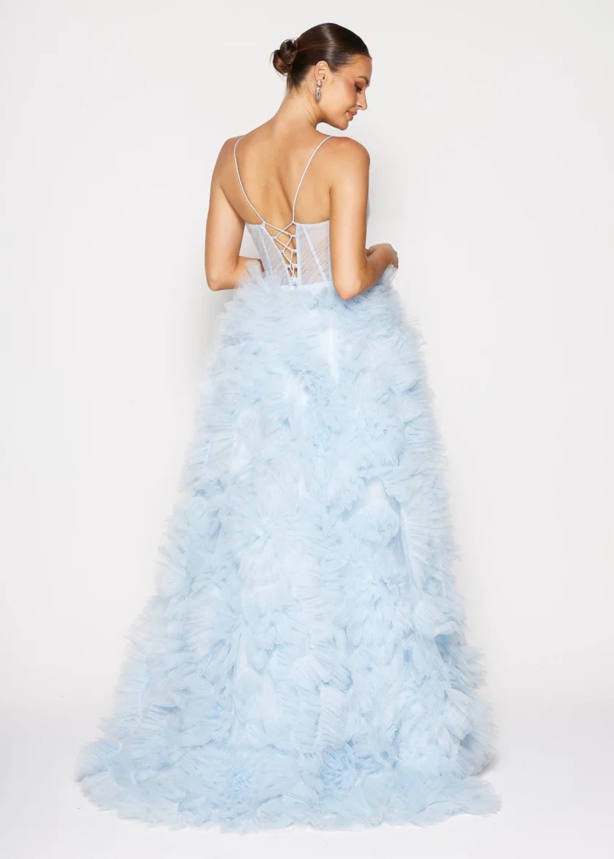 Devere Gown in Pale Blue