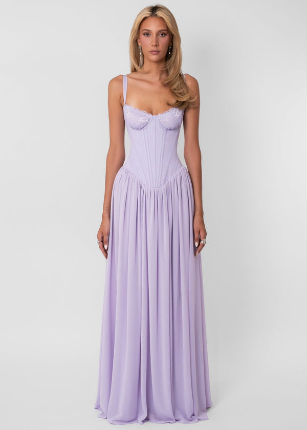 Fenity Elena dress in purple Hire for Formal event from Dress for a Night