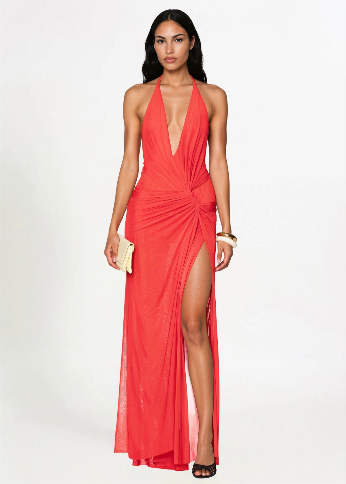 Bec + Bridge Xanthe v neck halter maxi dress Hire for Formal event from Dress for a Night