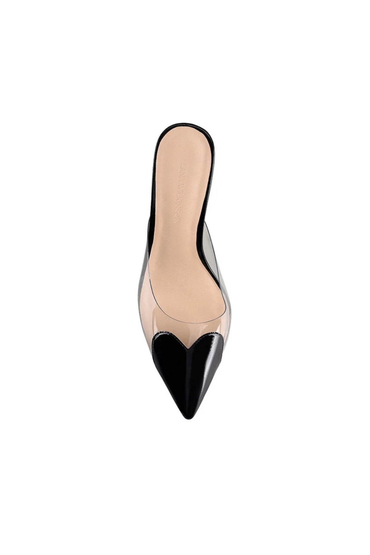 Buy LANA WILKINSON Raquel Mule Heel (Black Patent Leather)