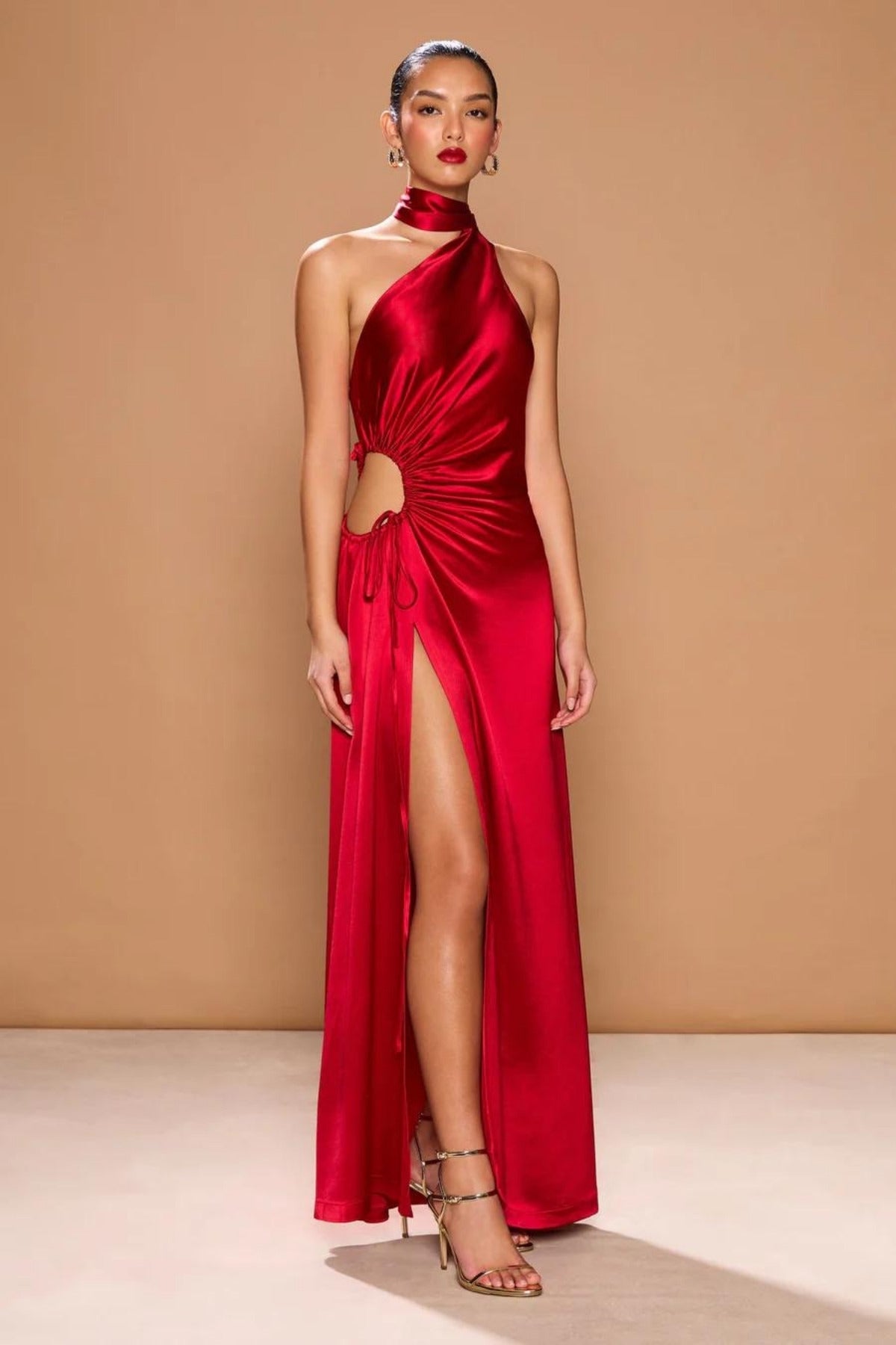 SONYA MODA Alia Maxi Dress (Sorrento Red)