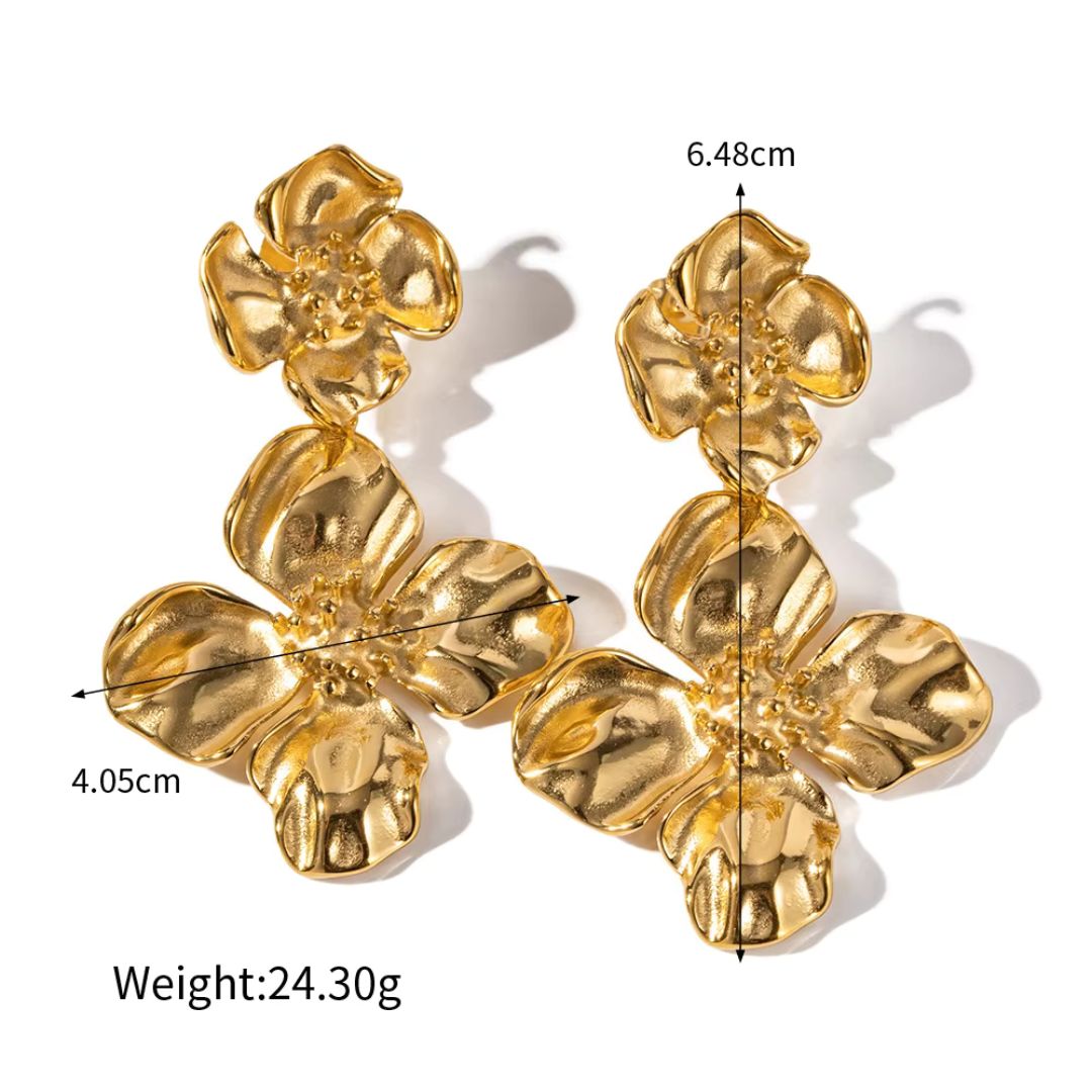 Marigold Earrings | 18K Gold Plated