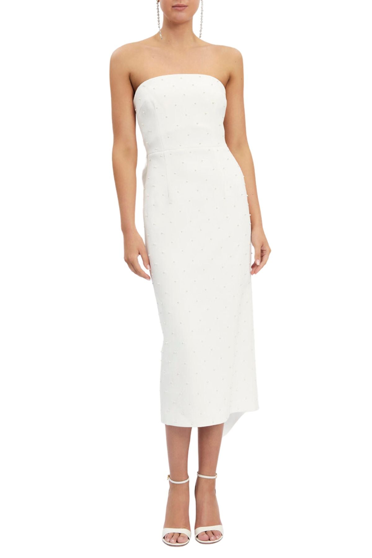 Rebecca Vallance REBECCA VALLANCE Perle Bow Midi Dress (Ivory White) - RRP [title]199 - 8_845886fc-f96b-4a24-b9ad-ecb369075e93.jpg