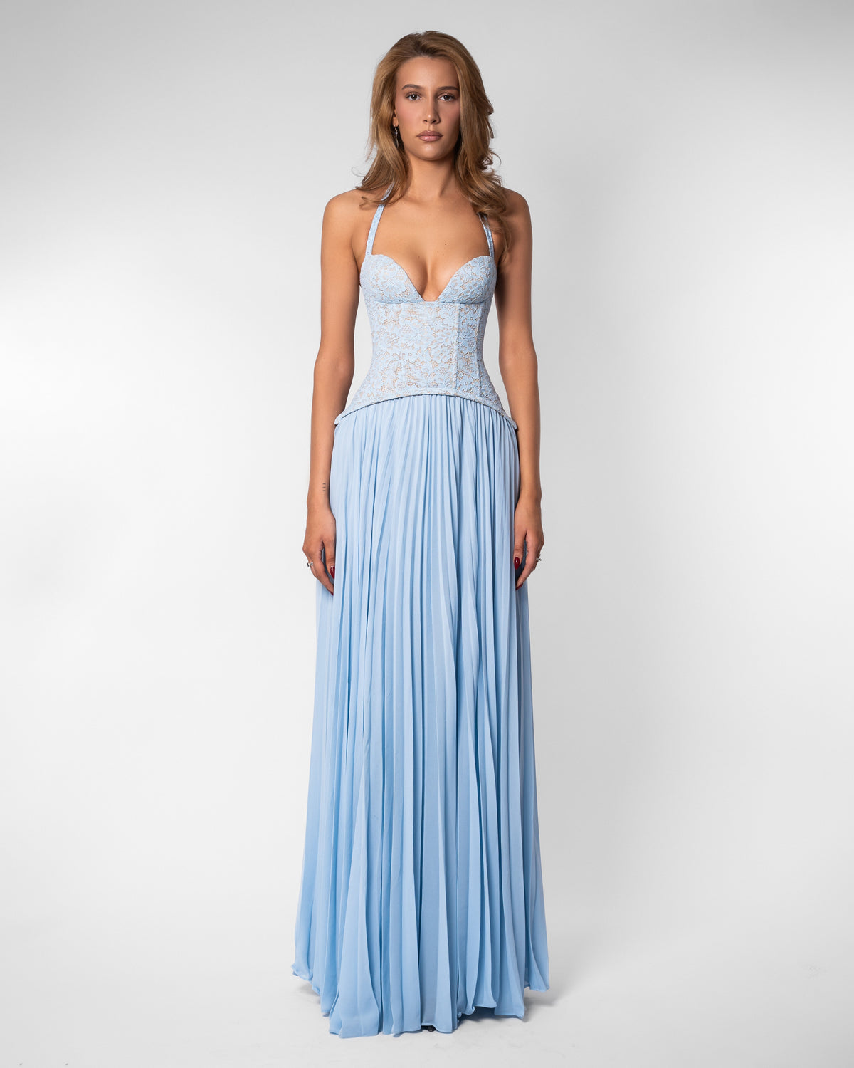 Gaia Dress in Blue