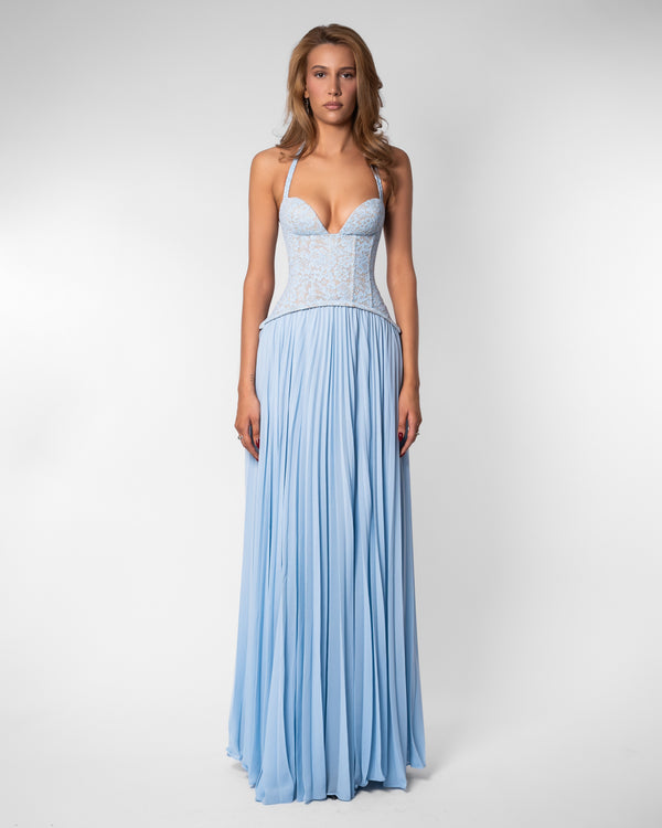 Gaia Dress in Blue