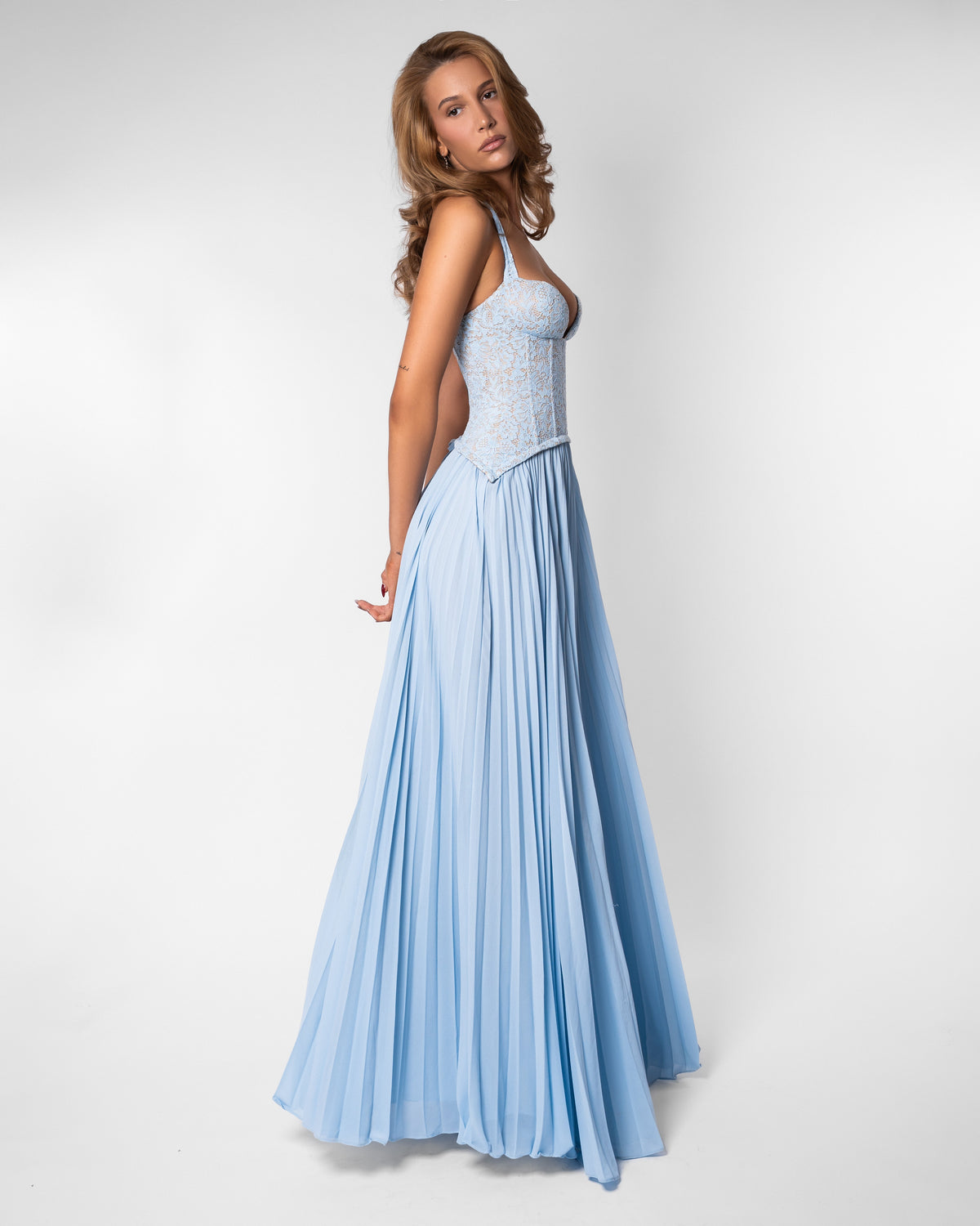 Gaia Dress in Blue