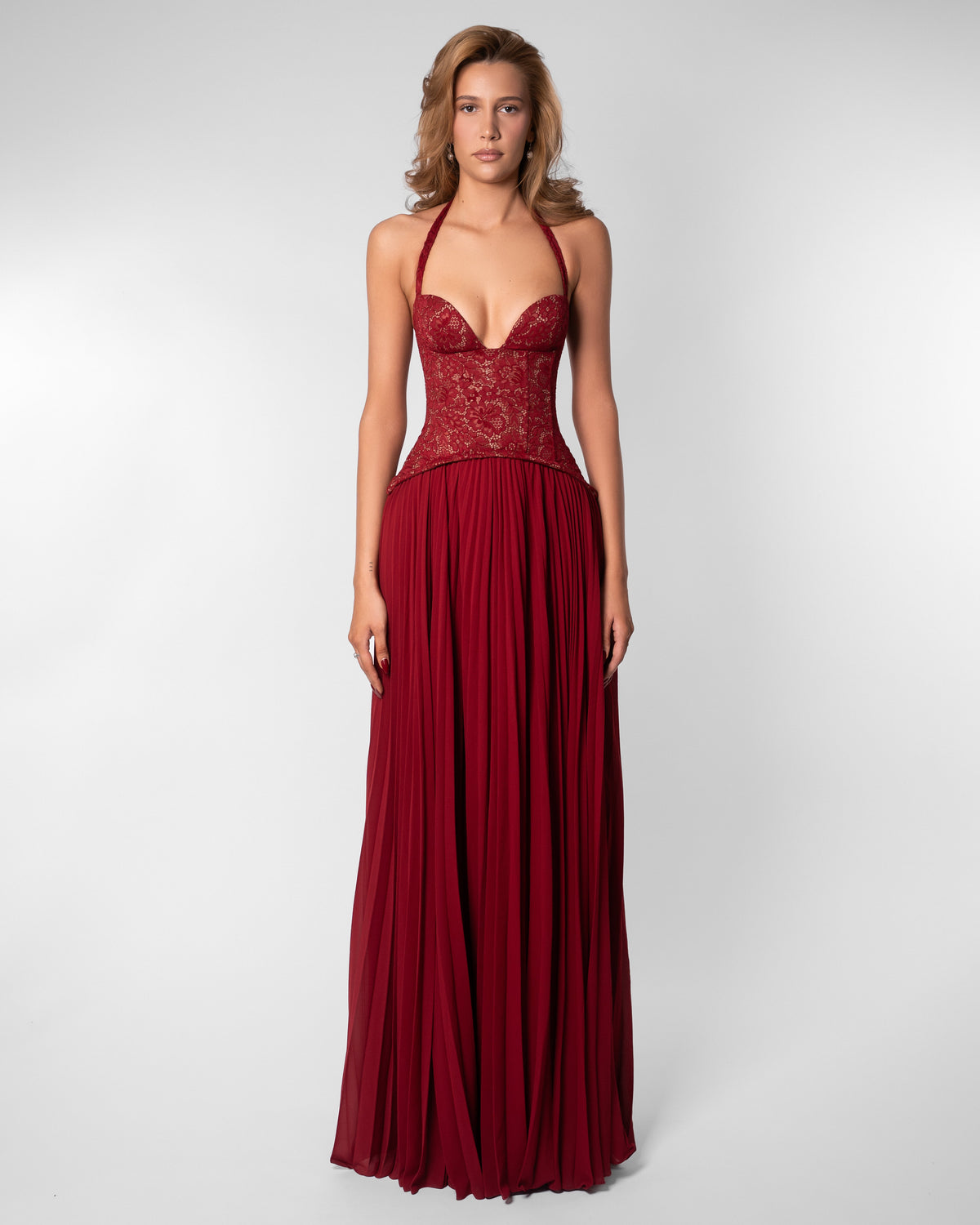 Gaia Dress in Red