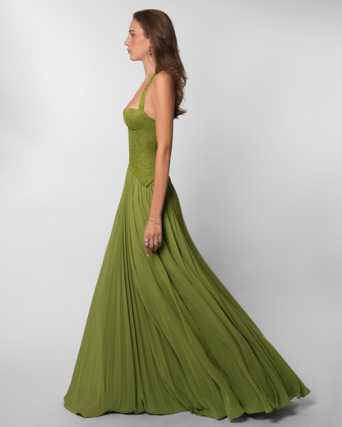 Gaia Dress in Green