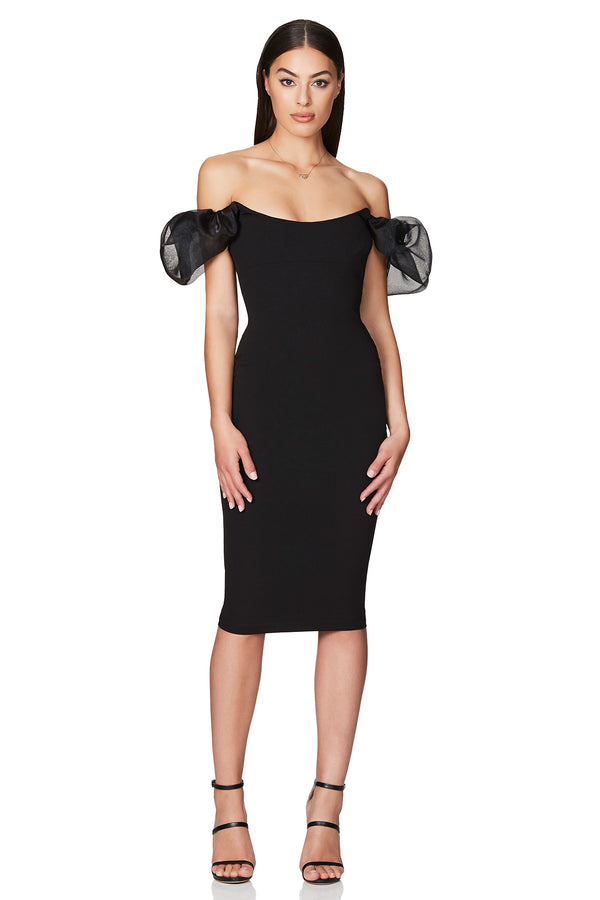 NOOKIE Eleganza Midi (Black) - RRP 9,Dress for a Night