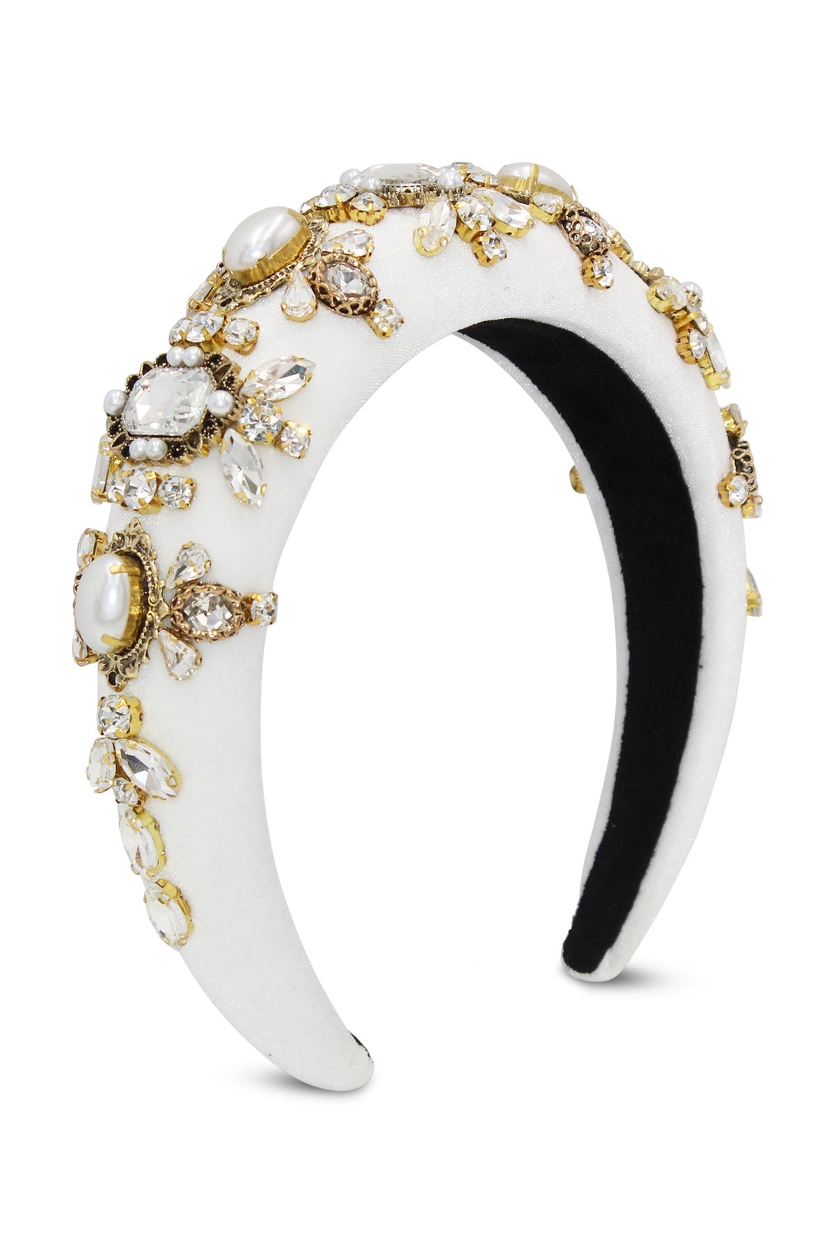 MORGAN & TAYLOR Ophelia Headband (White),Dress for a Night