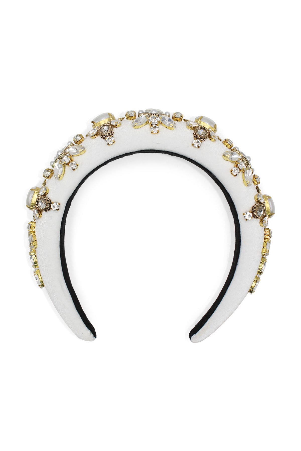 MORGAN & TAYLOR Ophelia Headband (White),Dress for a Night