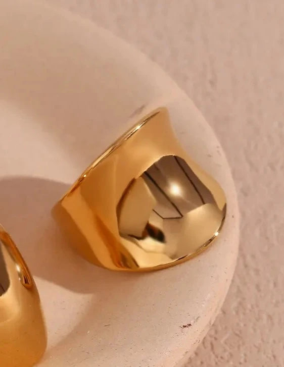 Solar Ring | 18K Gold Plated