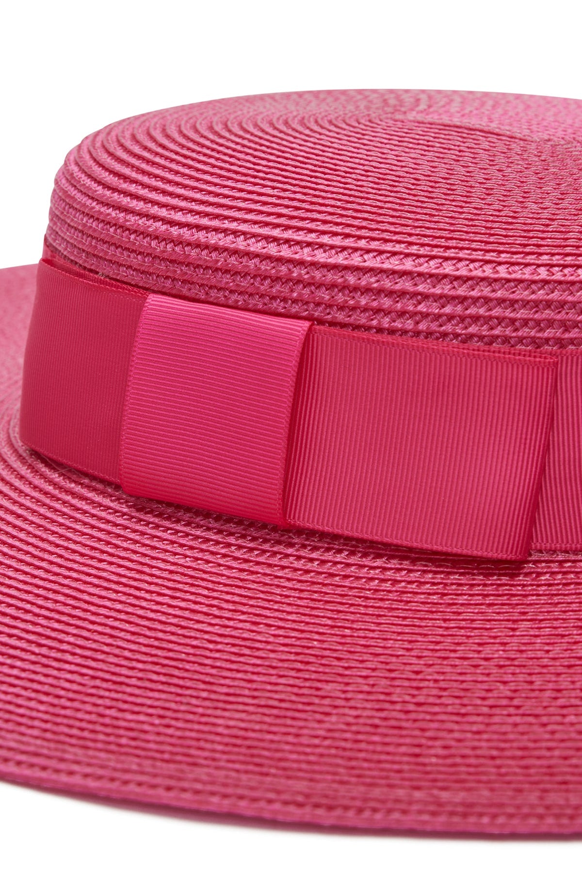 MORGAN & TAYLOR Macy Boater Hat (Pink),Dress for a Night