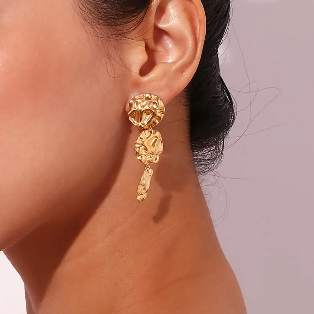 Lucy Earrings | 18K Gold Plated