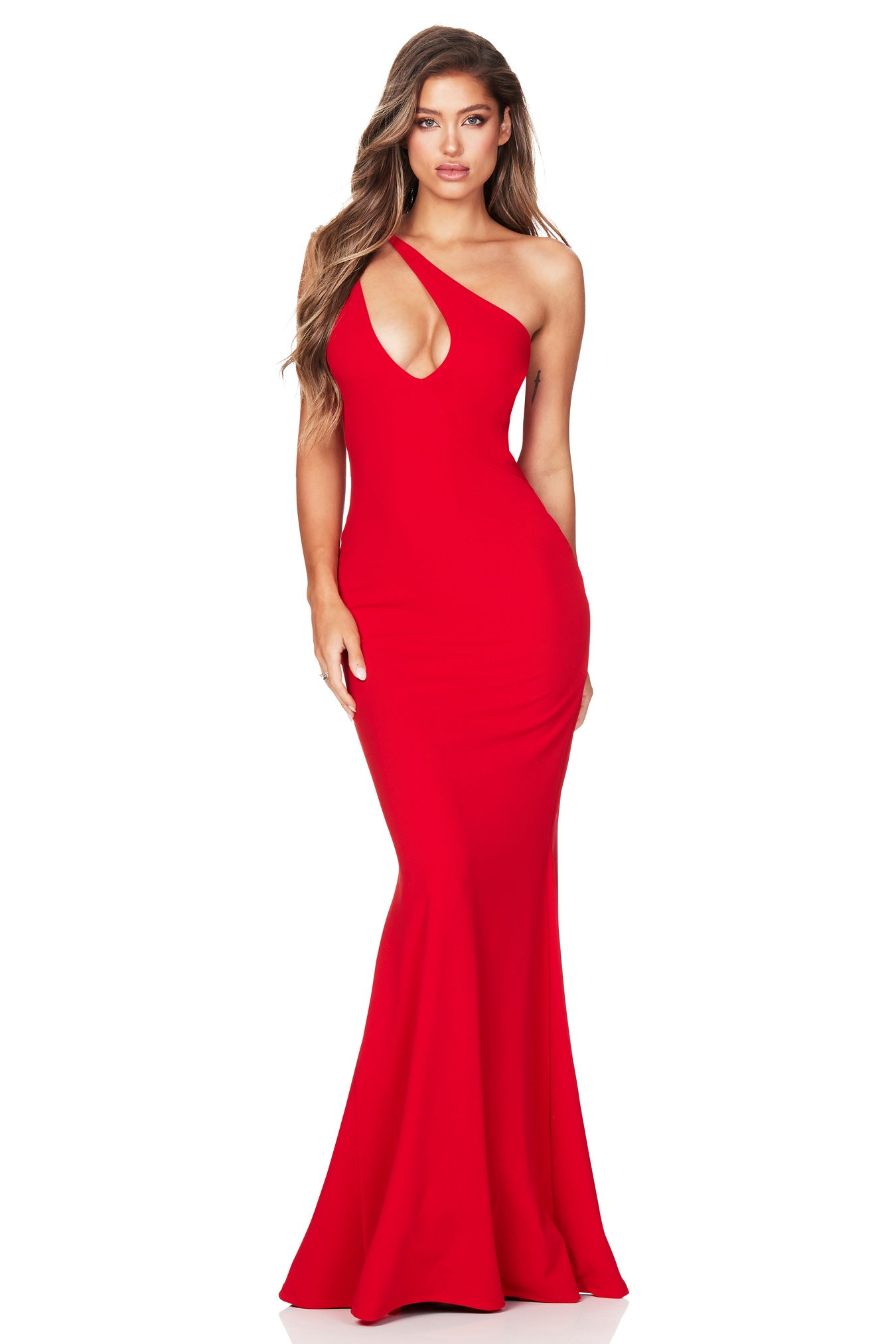 NOOKIE Lexi OS Gown (Fire Red) - RRP 9,Dress for a Night