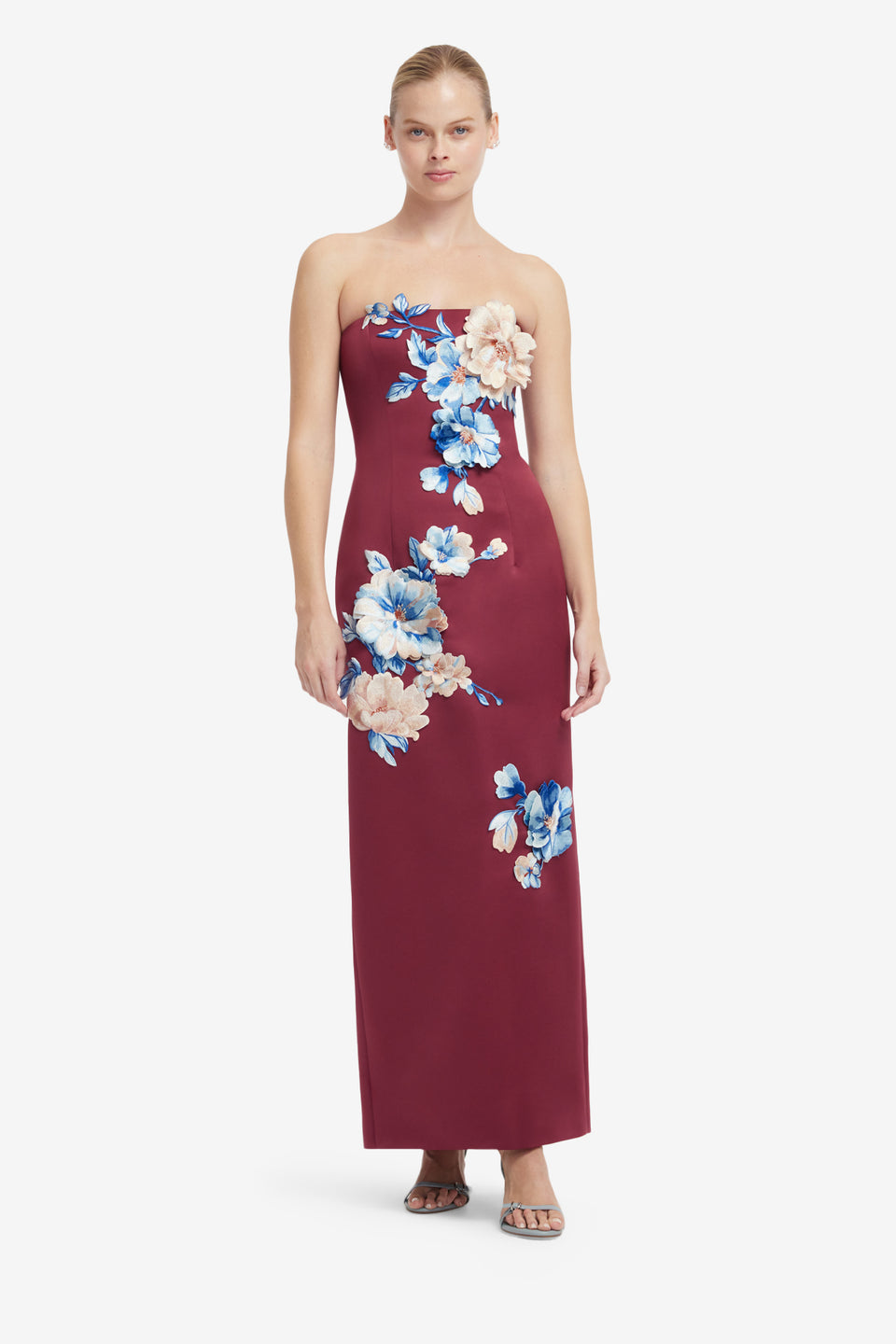 Rayna Embroidered Maxi in Cosmos