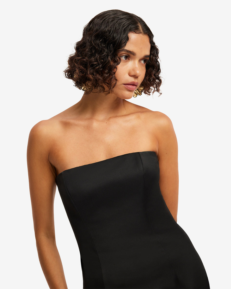 Rayna Applique Maxi in Ebony