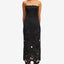 Leo Lin Rayna Appliqué Bustier Maxi Dress in Lily in Ebony for Formal Events from Dress for a Night