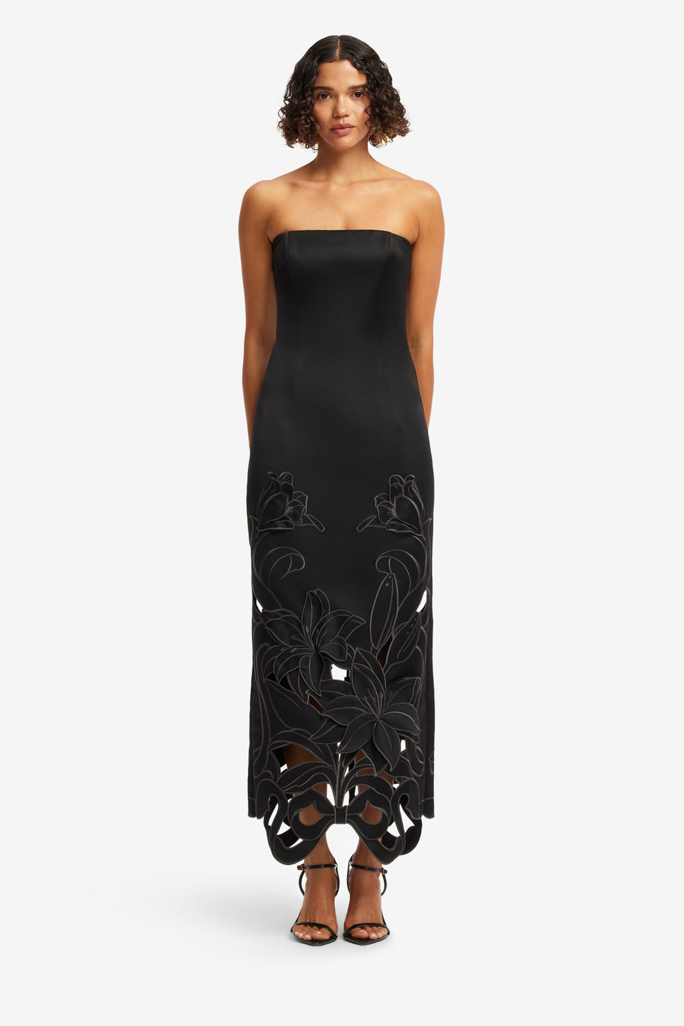 Rayna Applique Maxi in Ebony