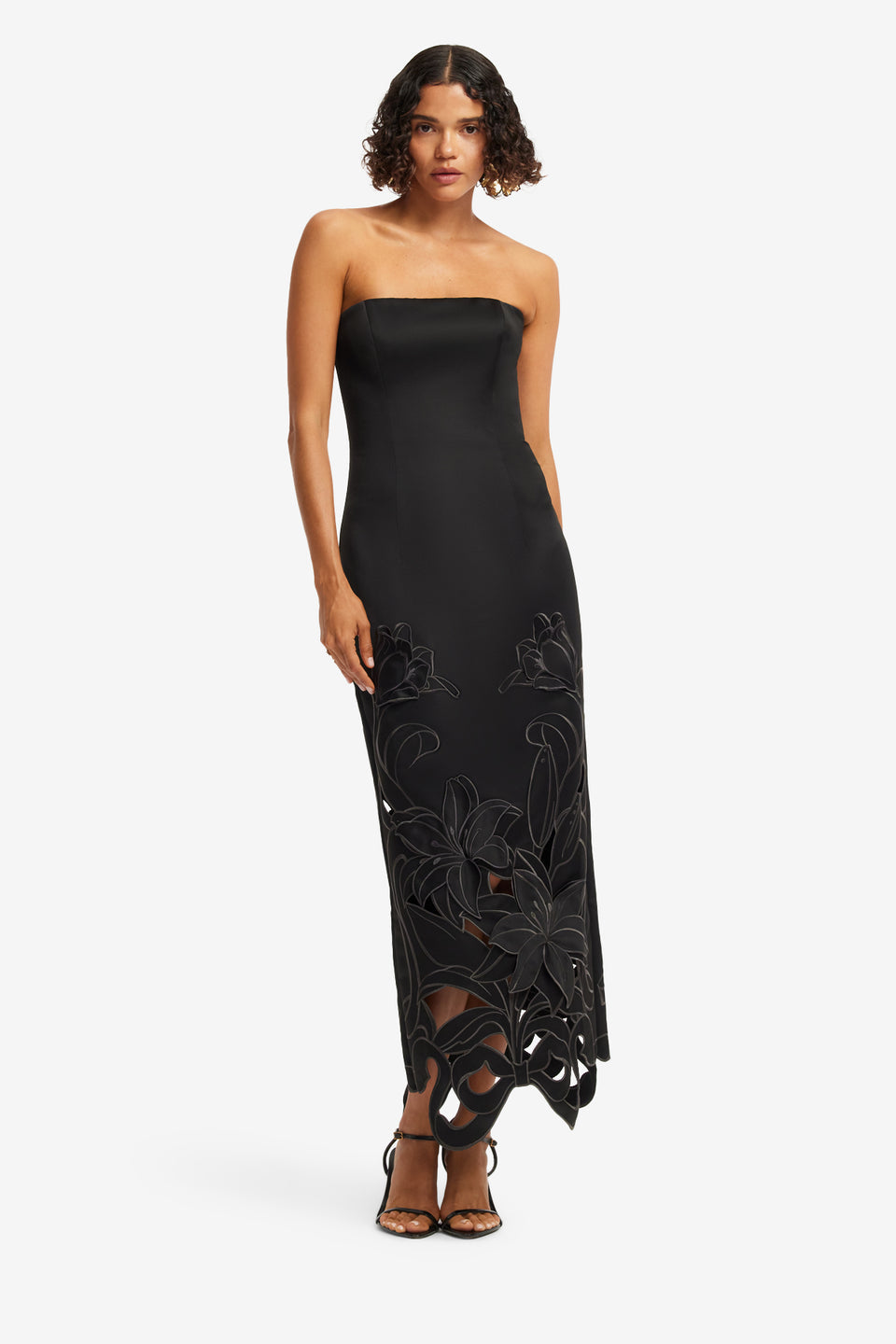Rayna Applique Maxi in Ebony