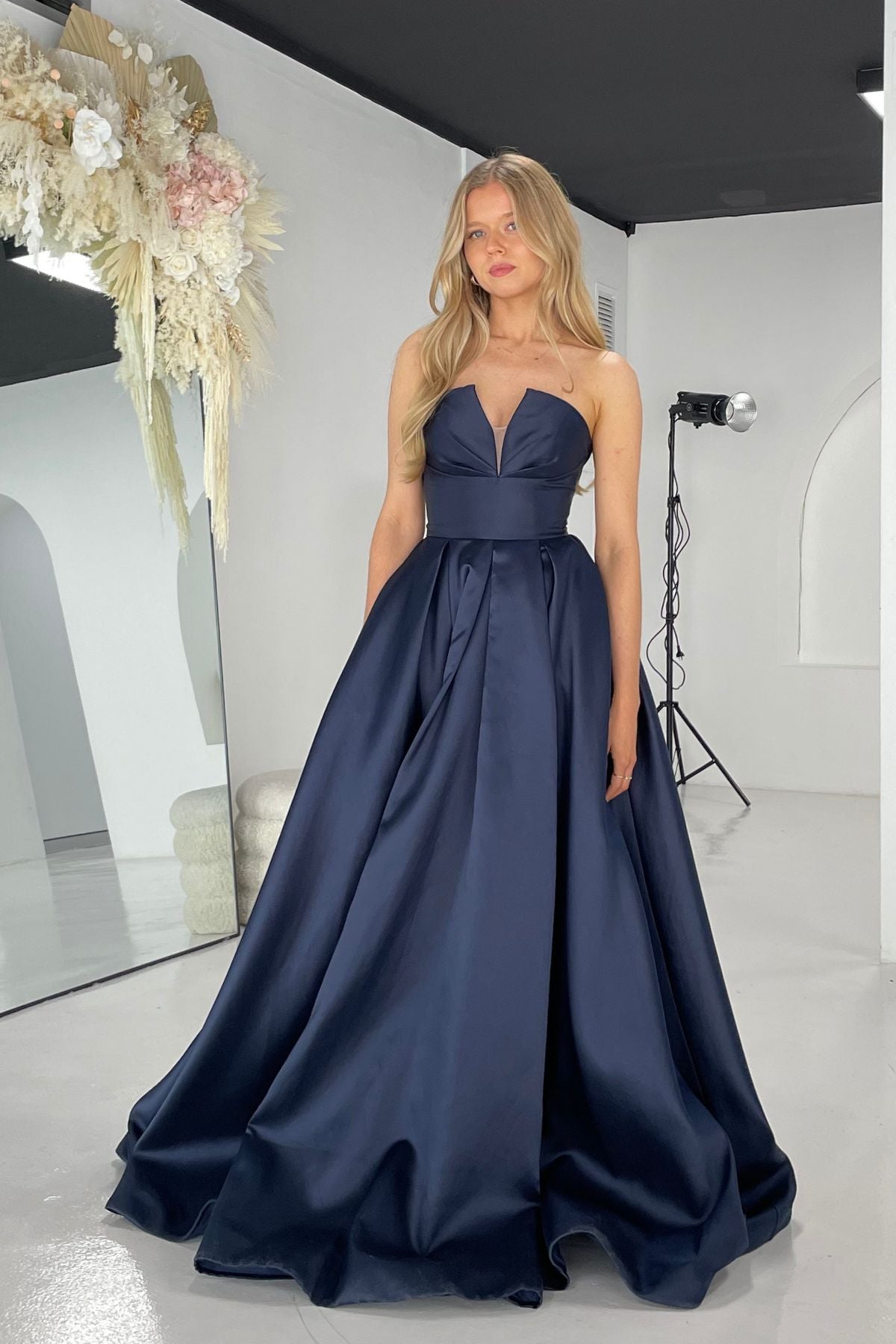 TINAHOLY Lucille Gown TA611 (Navy Blue) - RRP $440