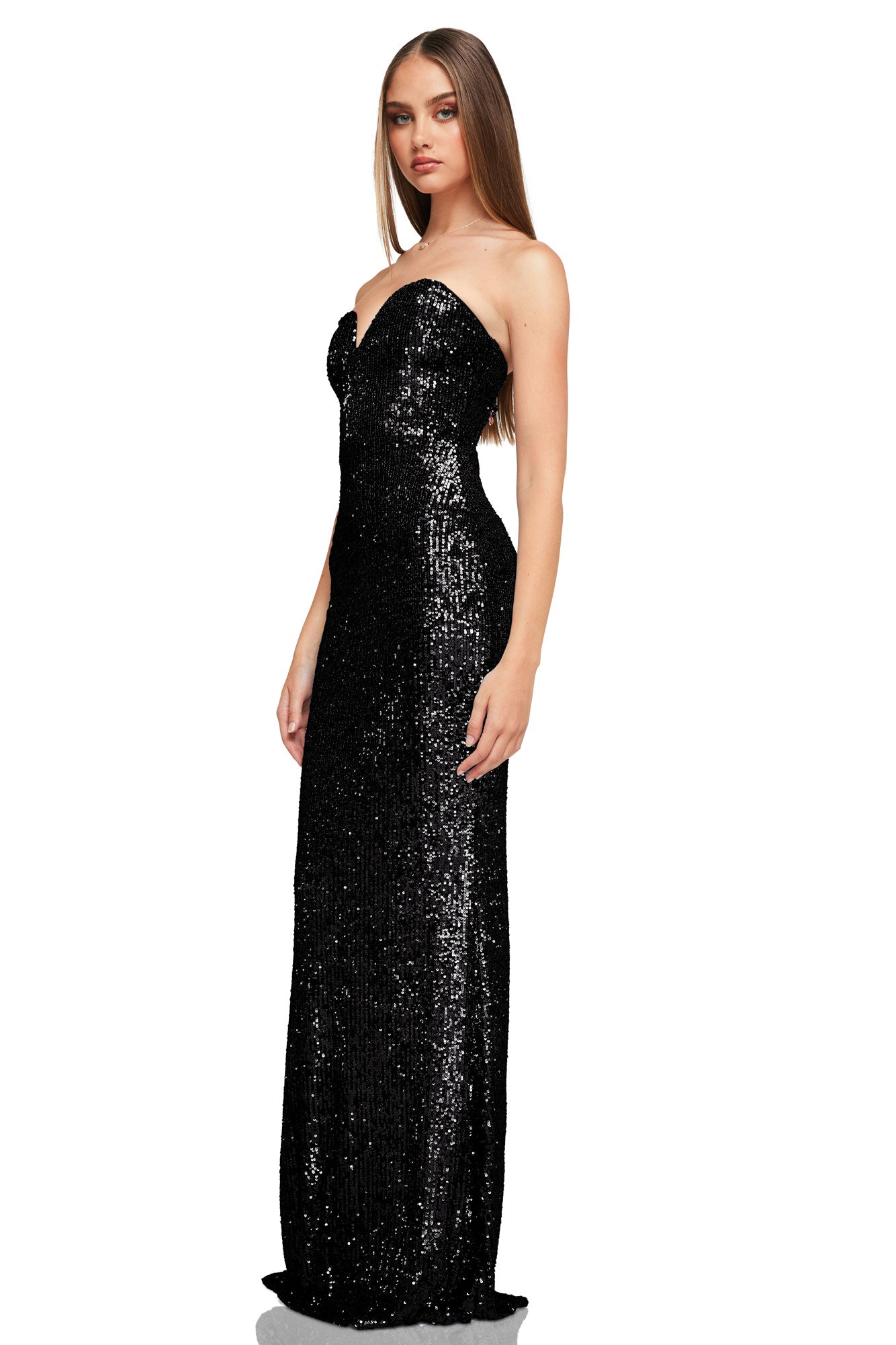 NOOKIE Lumiere Gown (Black) - RRP 9,Dress for a Night