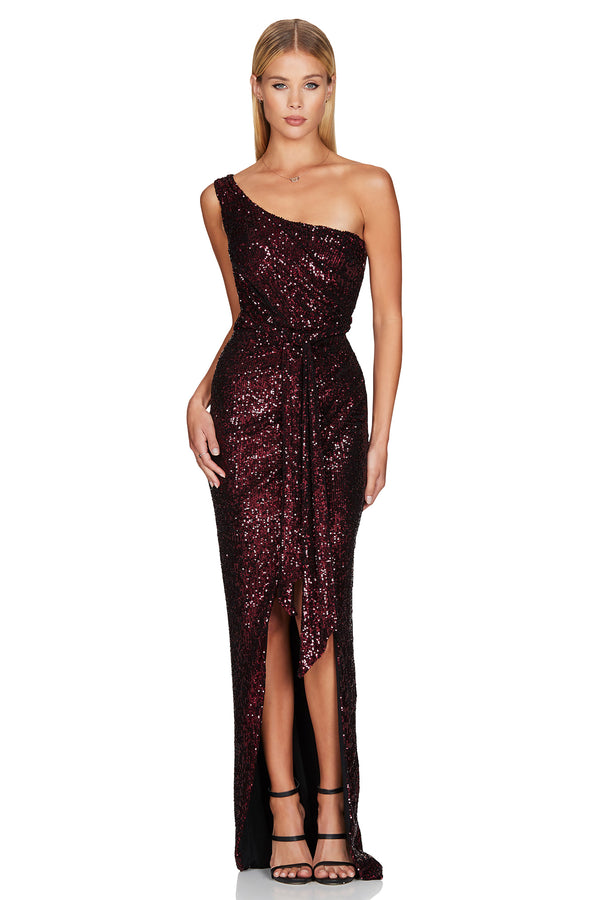 NOOKIE Palazzo Gown (Cherry) - RRP 9,Dress for a Night