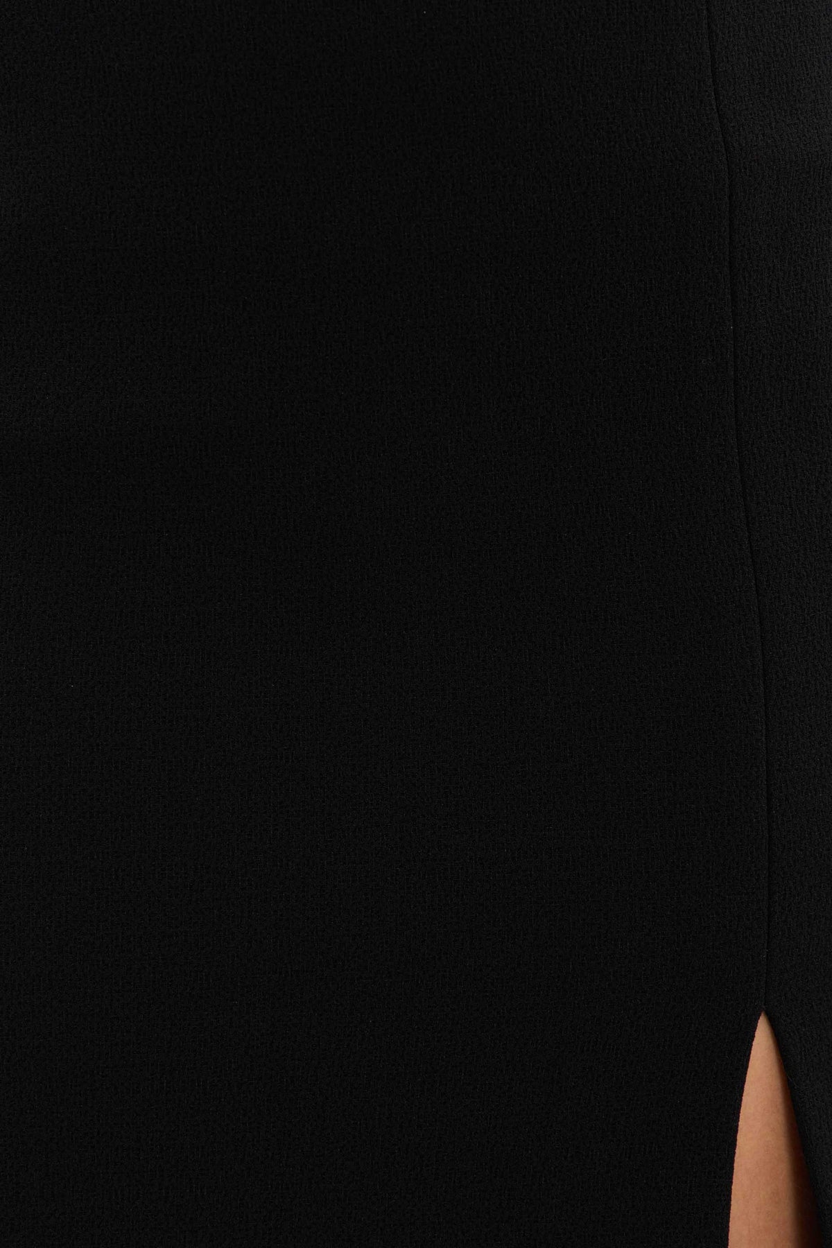 Rina Split Gown in Black