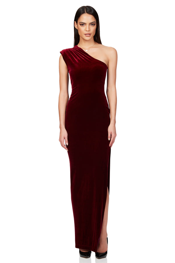NOOKIE Rumi Gown (Red velvet)- RRP 9,Dress for a Night
