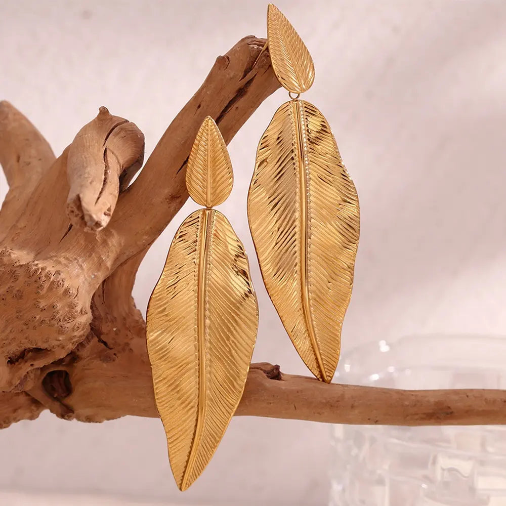 Acacia Earrings | 18K Gold Plated