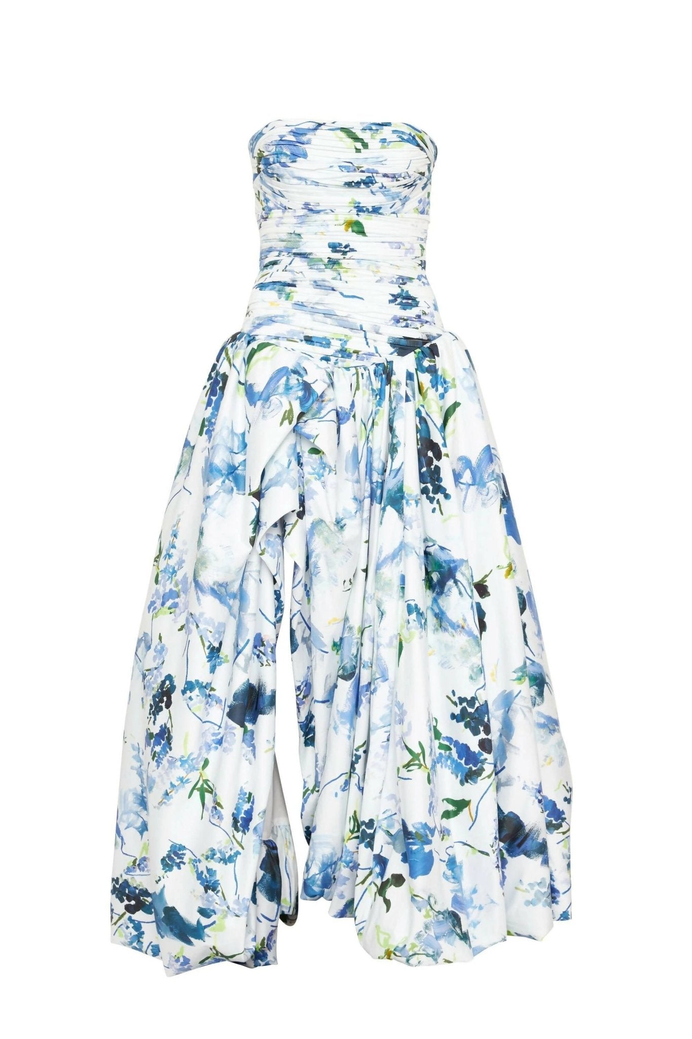 AJE Violette Bubble Hem Maxi Dress (Lavender Print),Dress for a Night