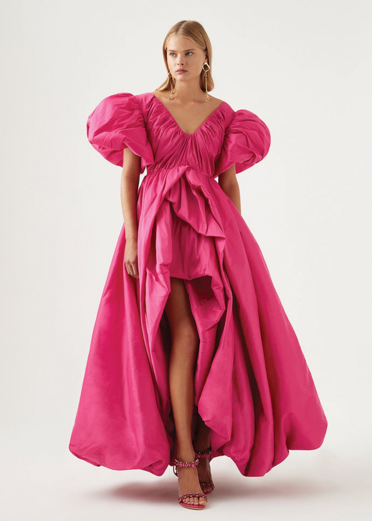 Aje Manifestation Fuschia Pink Formal Dress