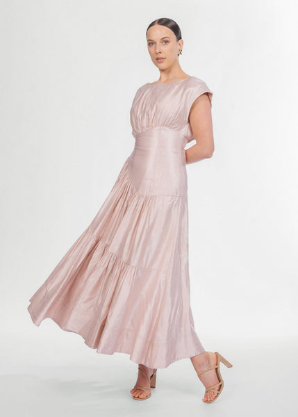 Rent AJE Serendipity Reflection Midi Dress (Blush) – Dress for a Night