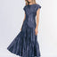 Aje Serendipity Reflection Navy Blue Formal Dress