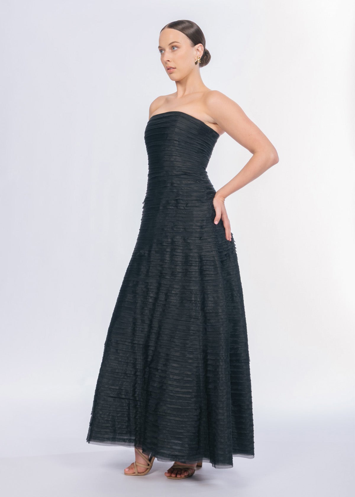 Aje Soundscape Black Formal Dress