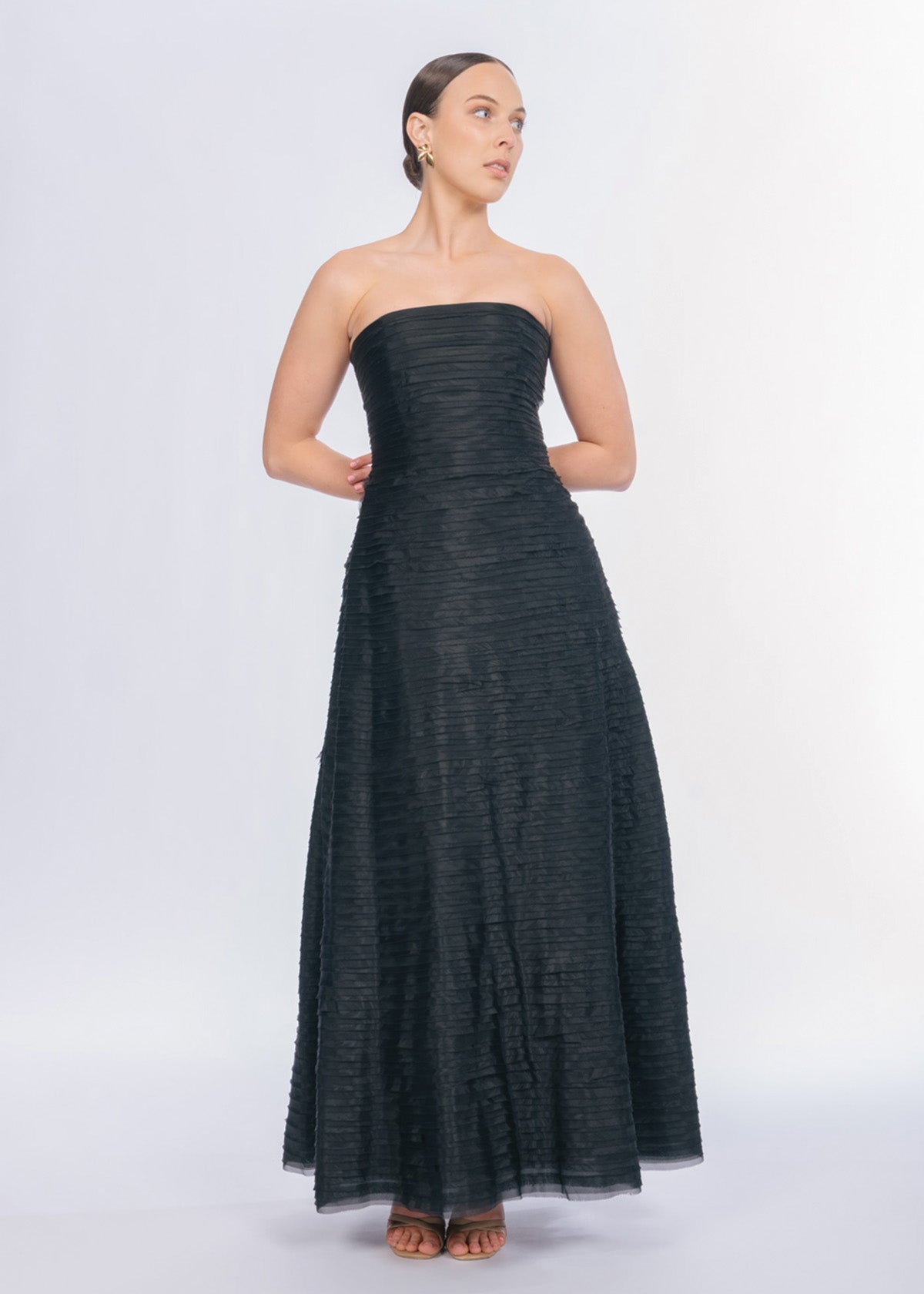 Aje Soundscape Black Formal Dress