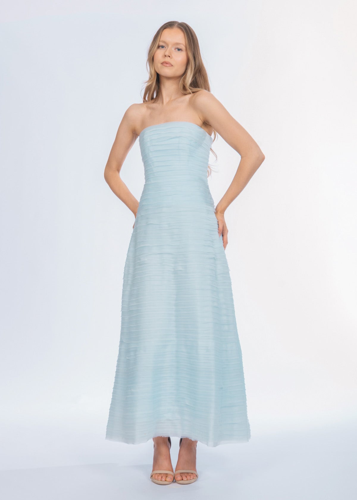 Aje Soundscape Seabreeze Blue Formal Dress
