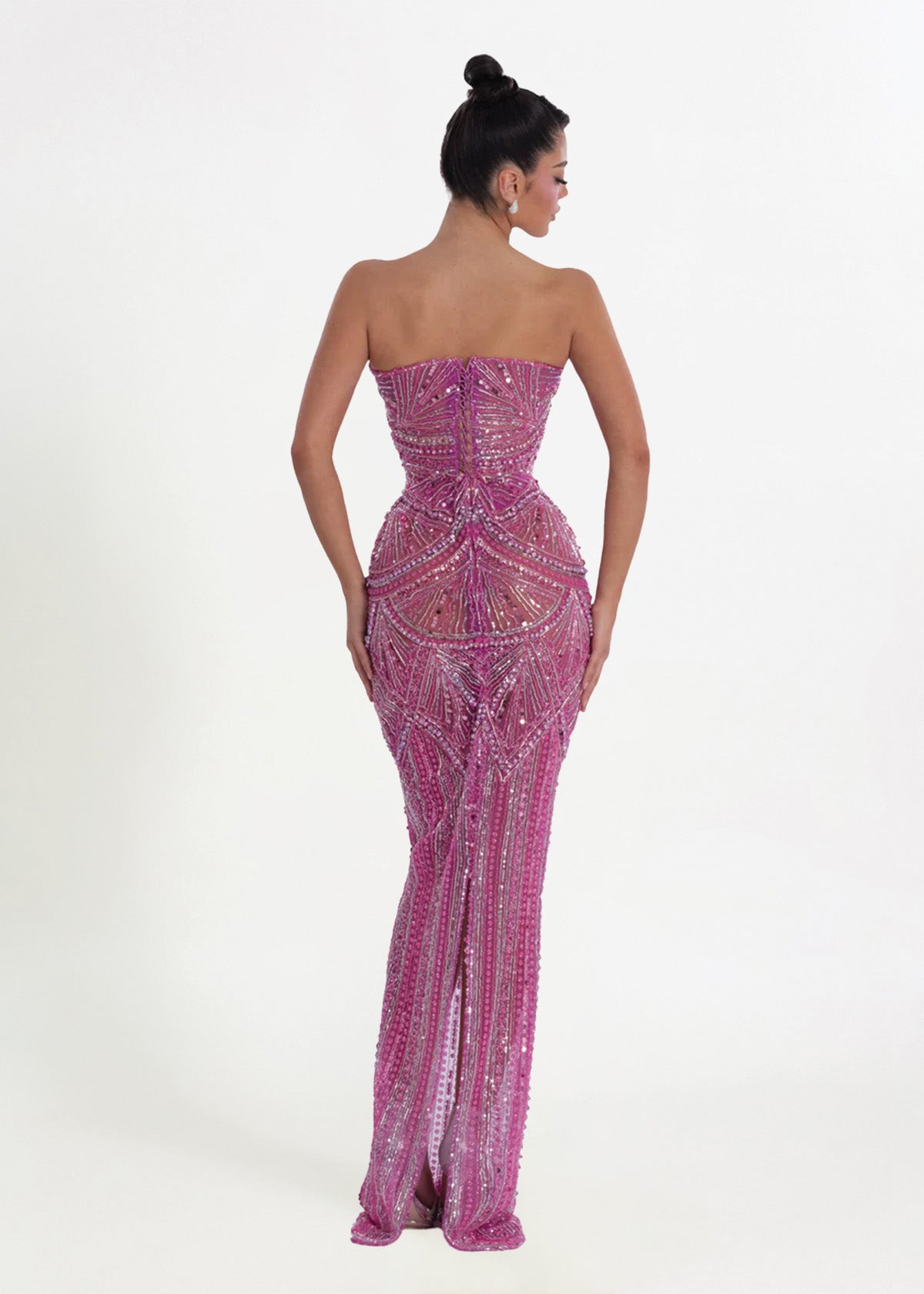 Albina Dyla Blush Majesty Formal Dress