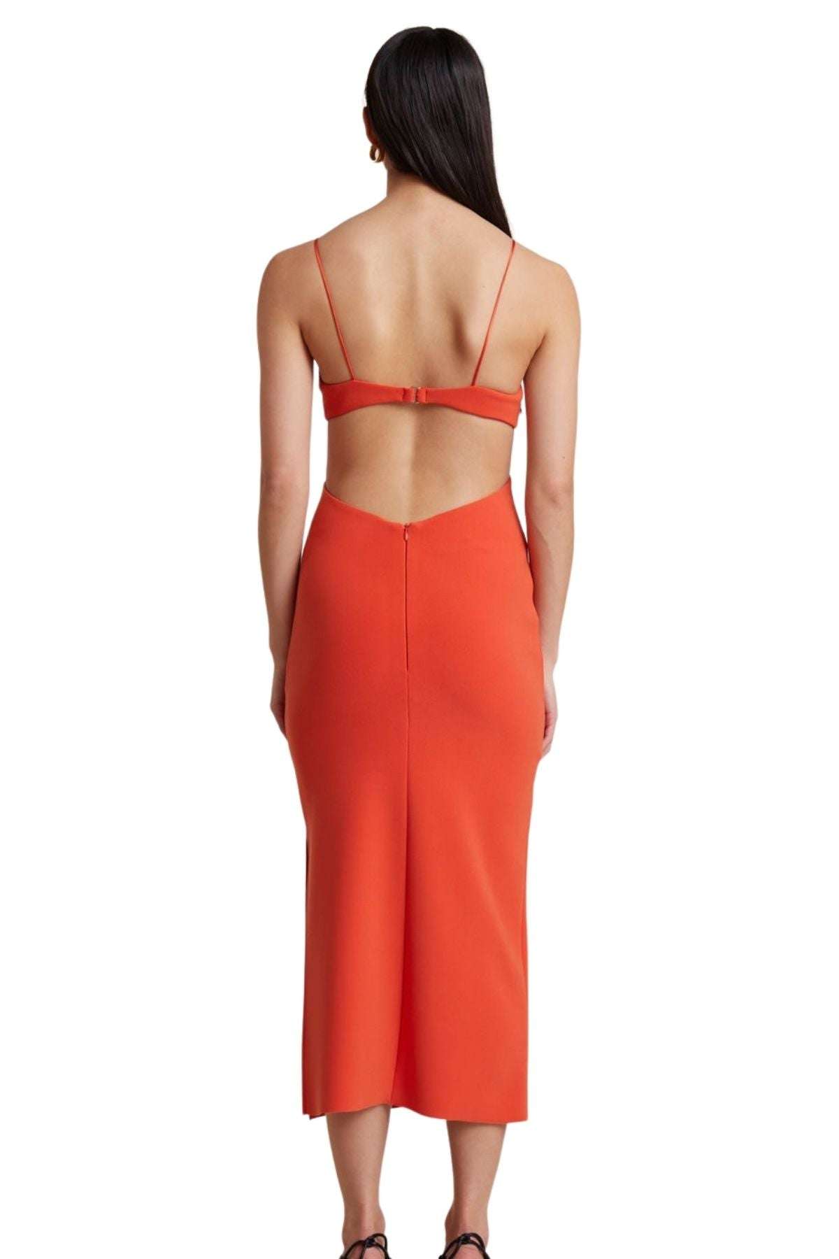 BUY IT BEC AND BRIDGE Ella Midi Dress (Flame),Dress for a Night