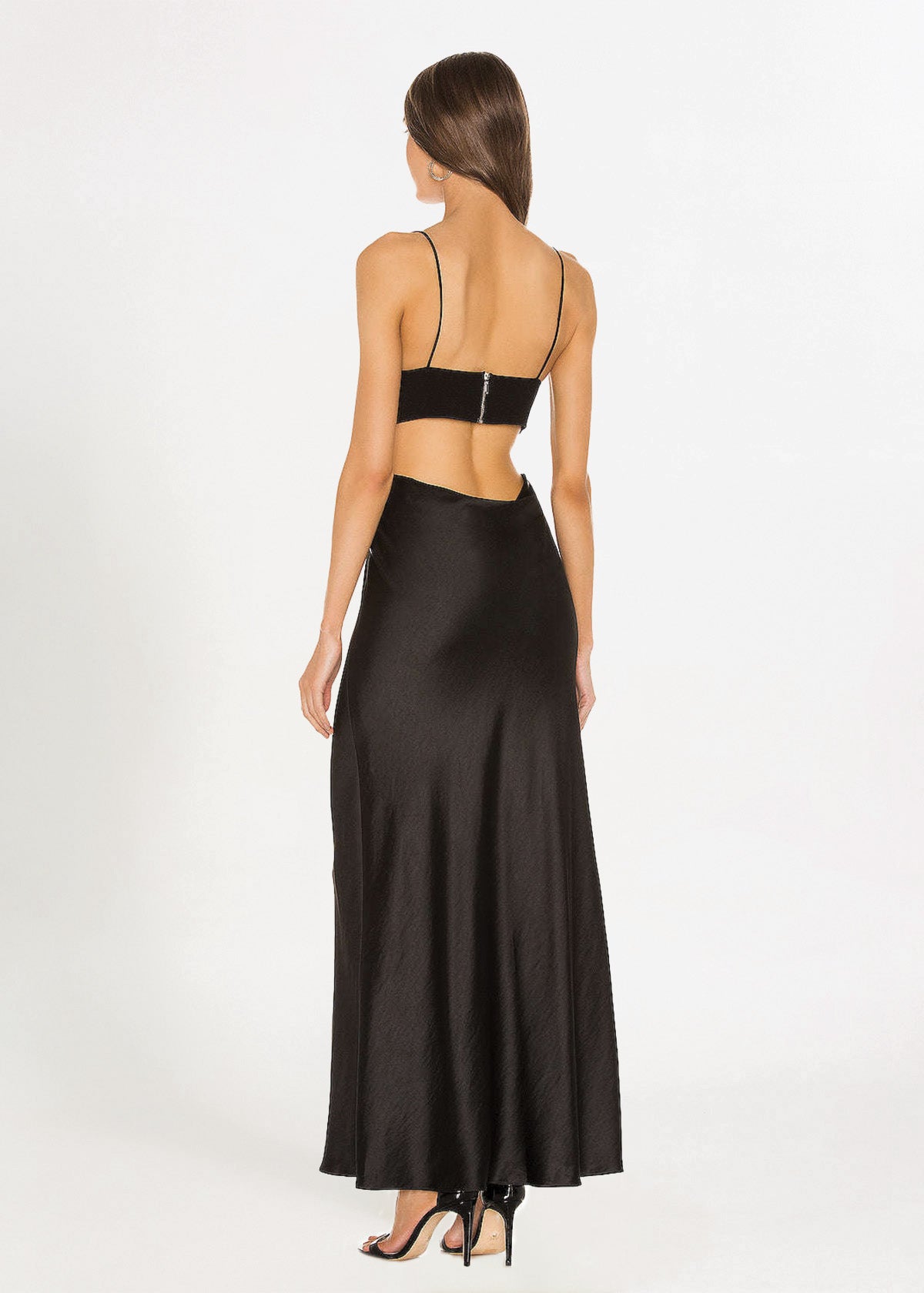 Bec & Bridge Seraphine Plunge Black Formal Dress
