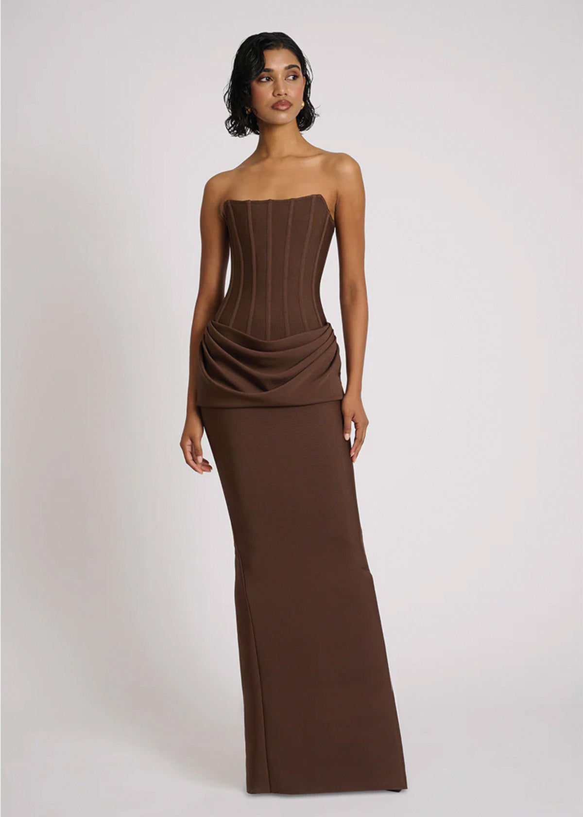 Eliya The Label Hilda Chocolate Formal Dress