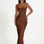House Of CB Charmaine Corset Brown Formal Dress