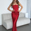 House Of CB Persephone Corset Red Formal Dress