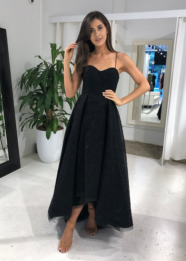 Jadore Audrey Black Formal Dress JX045