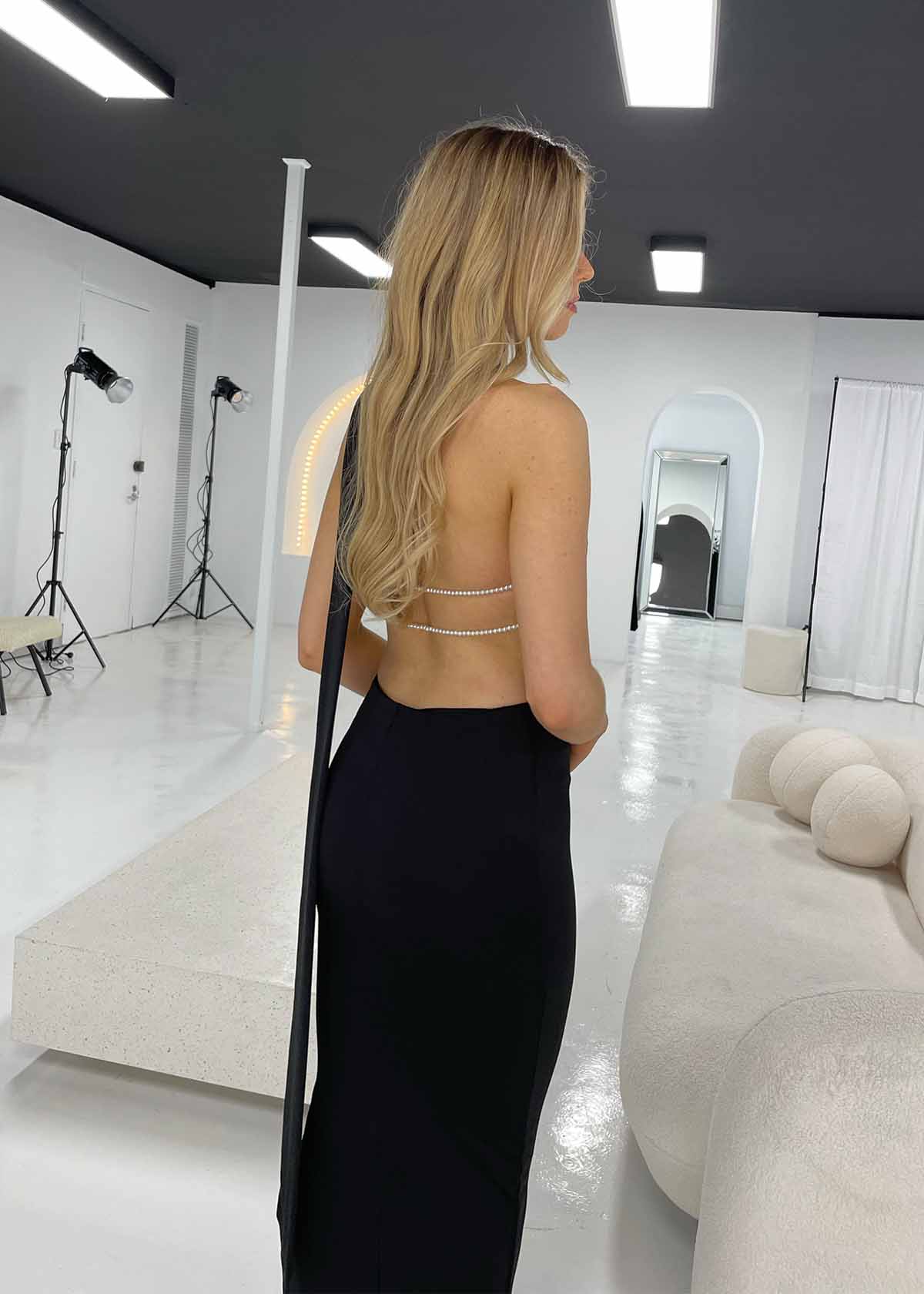 Khanums Kara Black Formal Dress