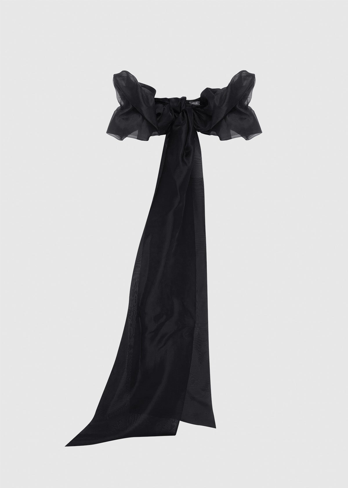 Leo Lin Leonora Puff Sleeve Cape Black