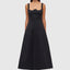 Leo Lin Odette Black Midi Dress
