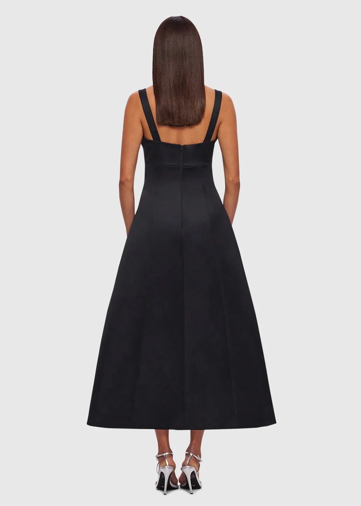 Leo Lin Odette Black Midi Dress